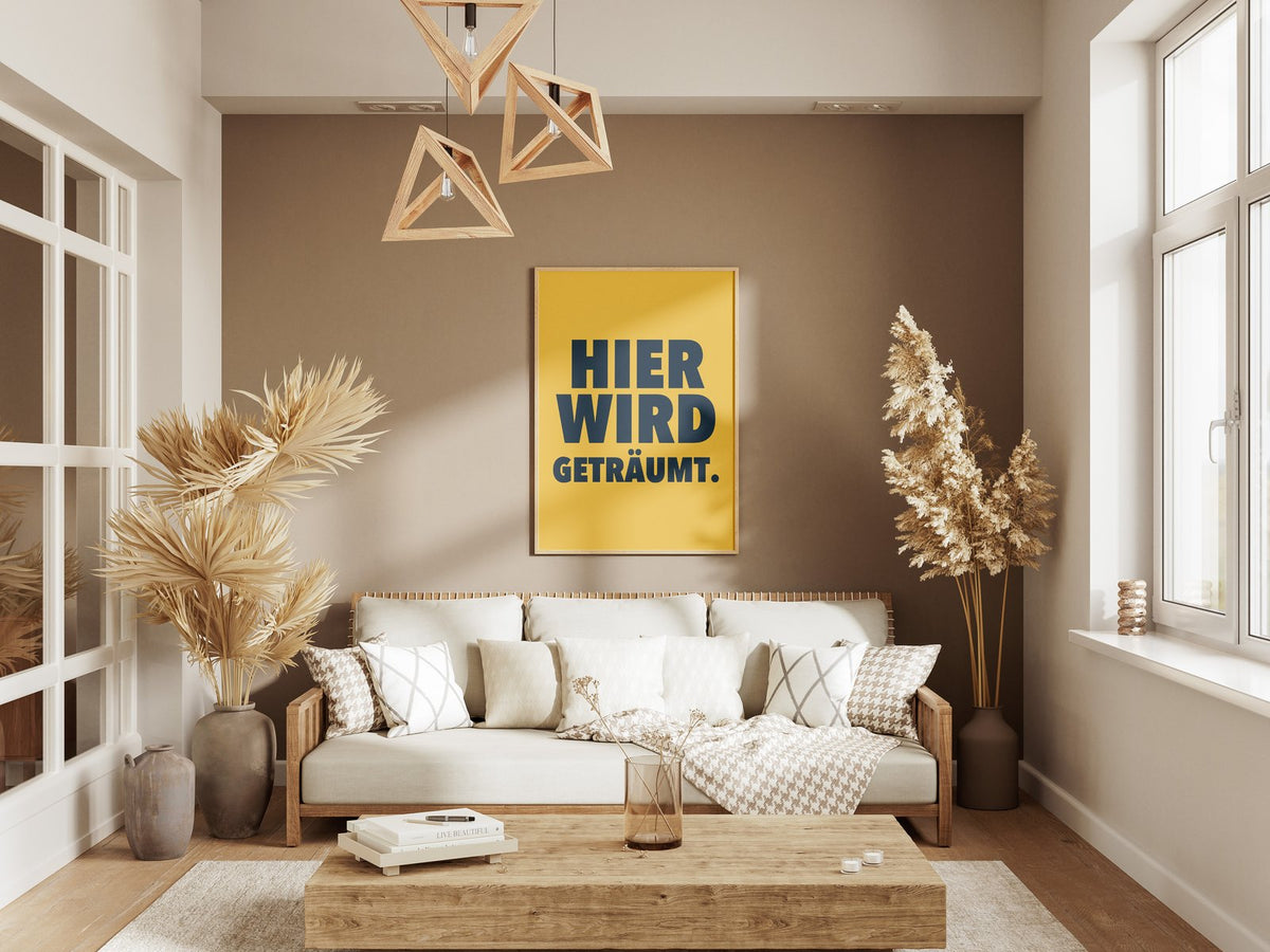 Hier wird geträumt
