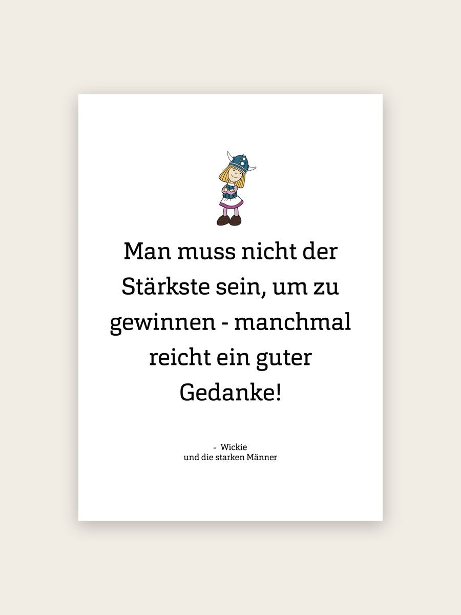 Wickie - Vicky the Viking - Spruch - Wickie und die starken Männer
