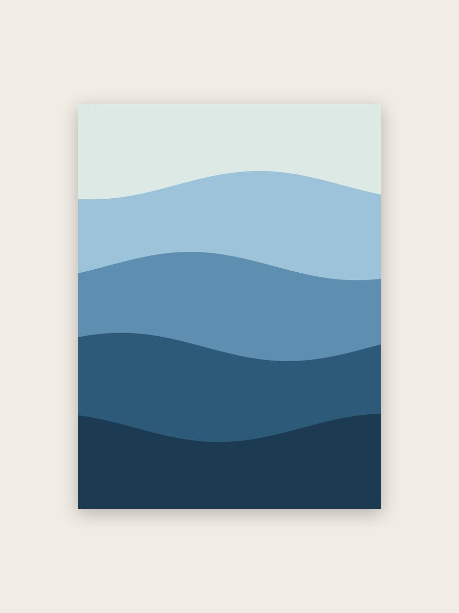 Wellen Poster Meer – poster design