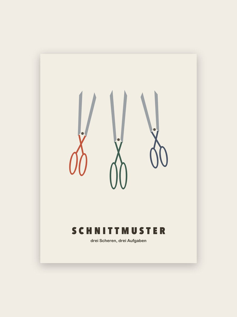 Scheren Poster Nähzimmer – poster design
