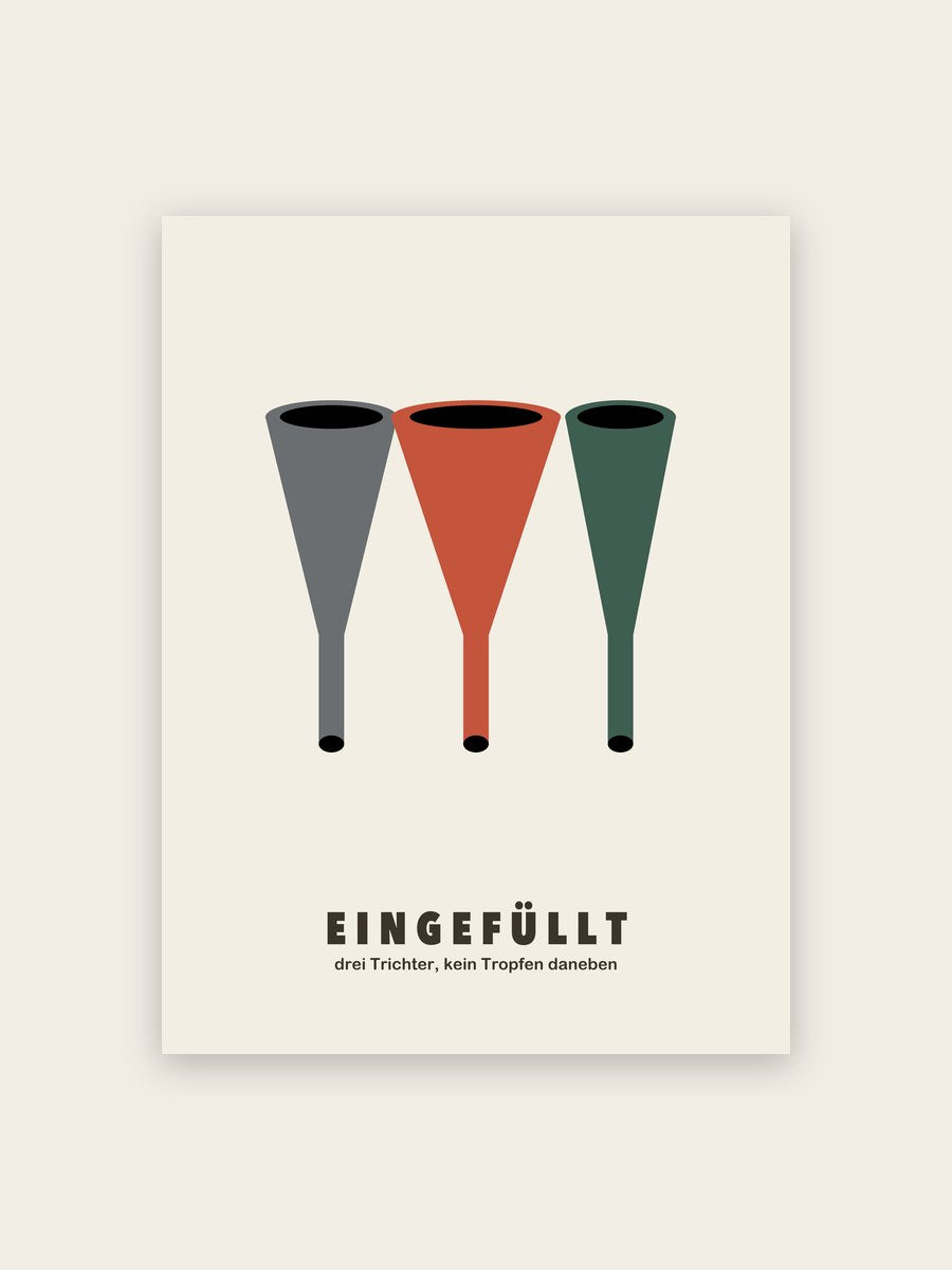 Trichter Poster Küche