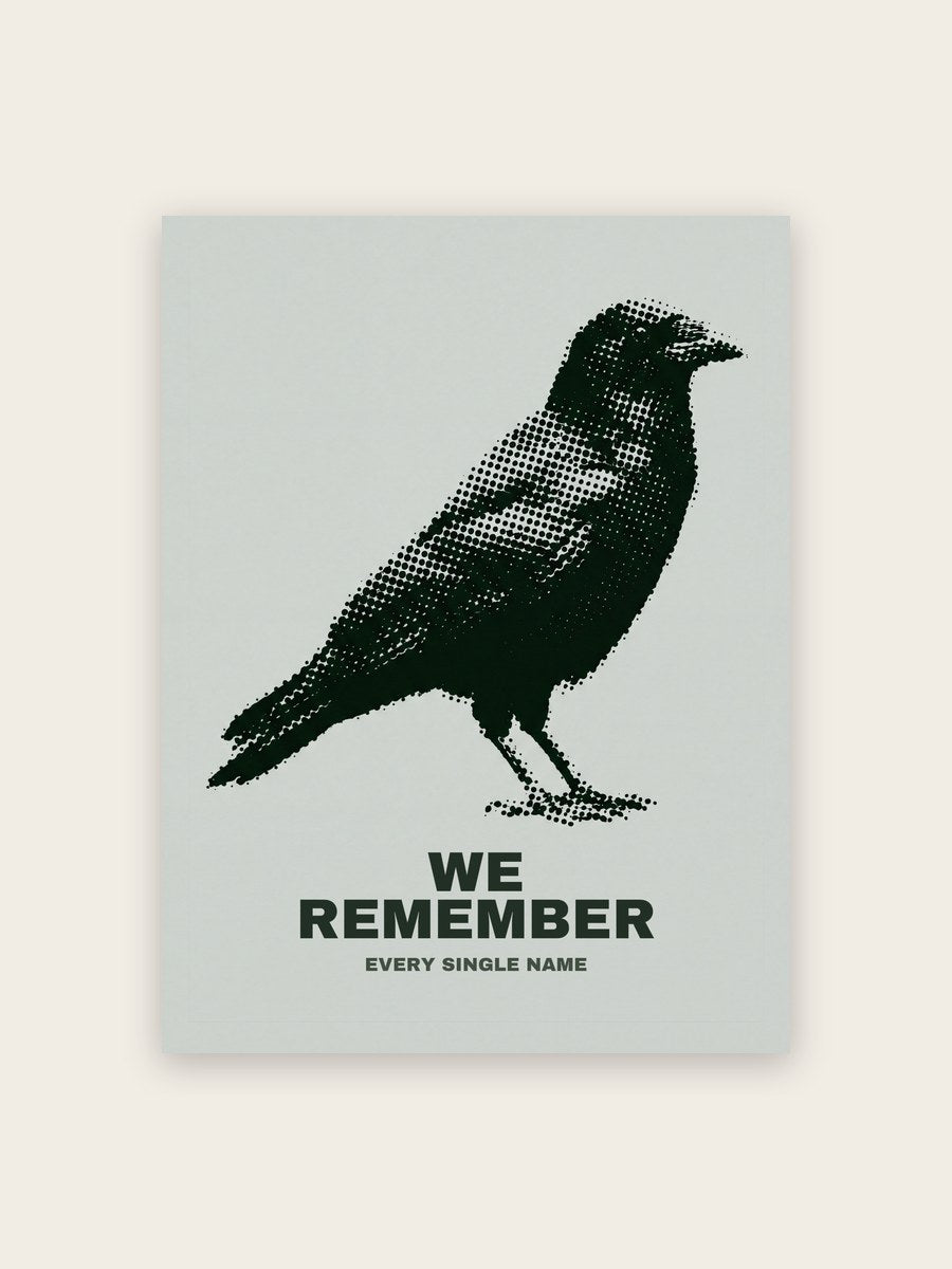 We Remember Poster Krähe