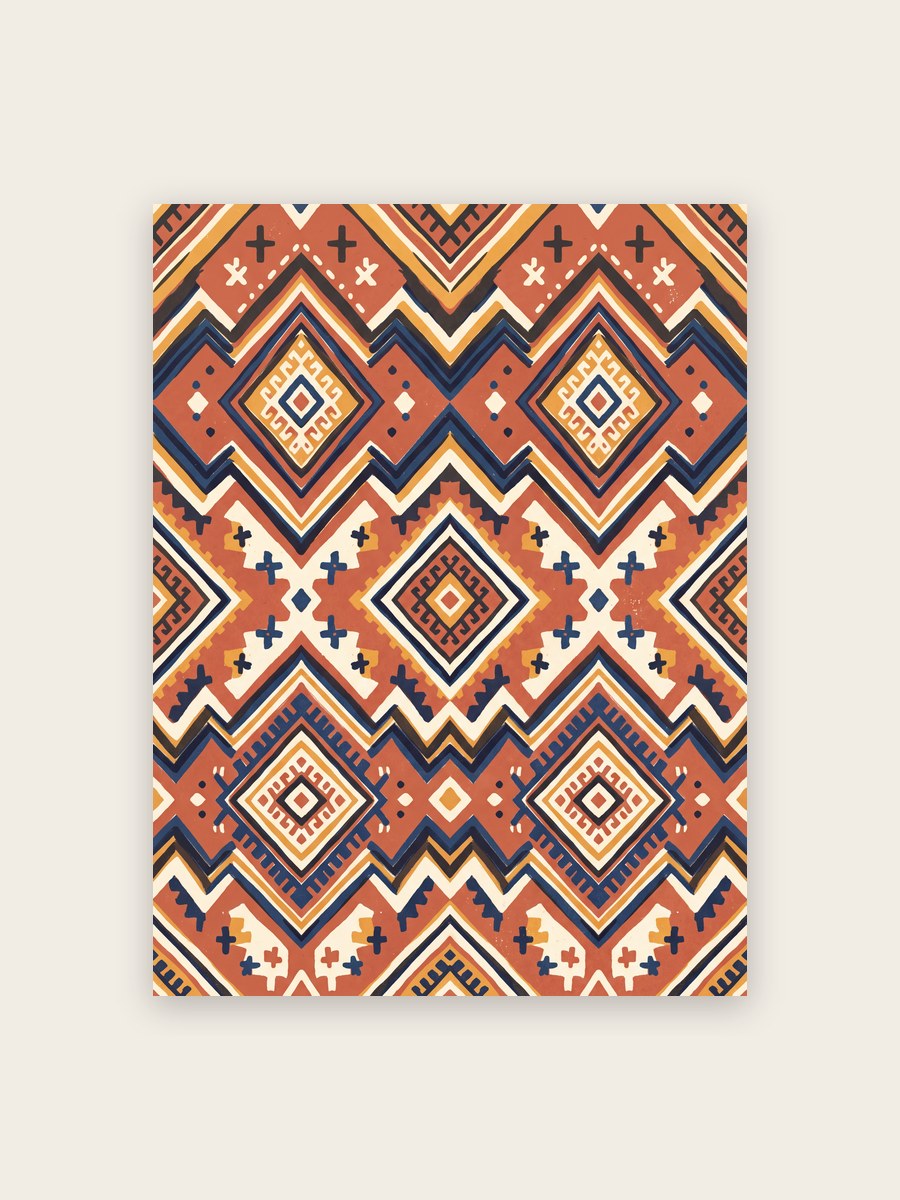Berber Muster Poster