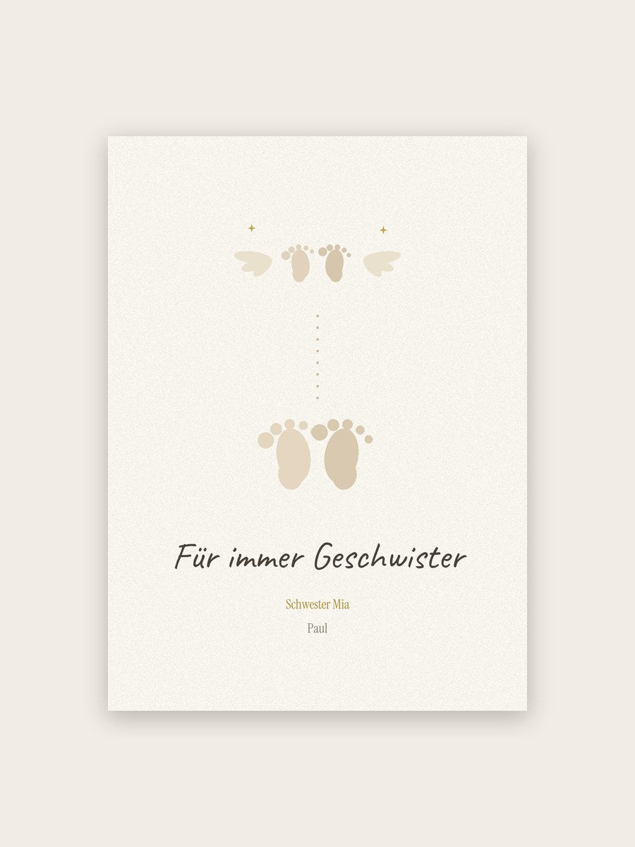 Geschwister – Geflügelte Füßchen