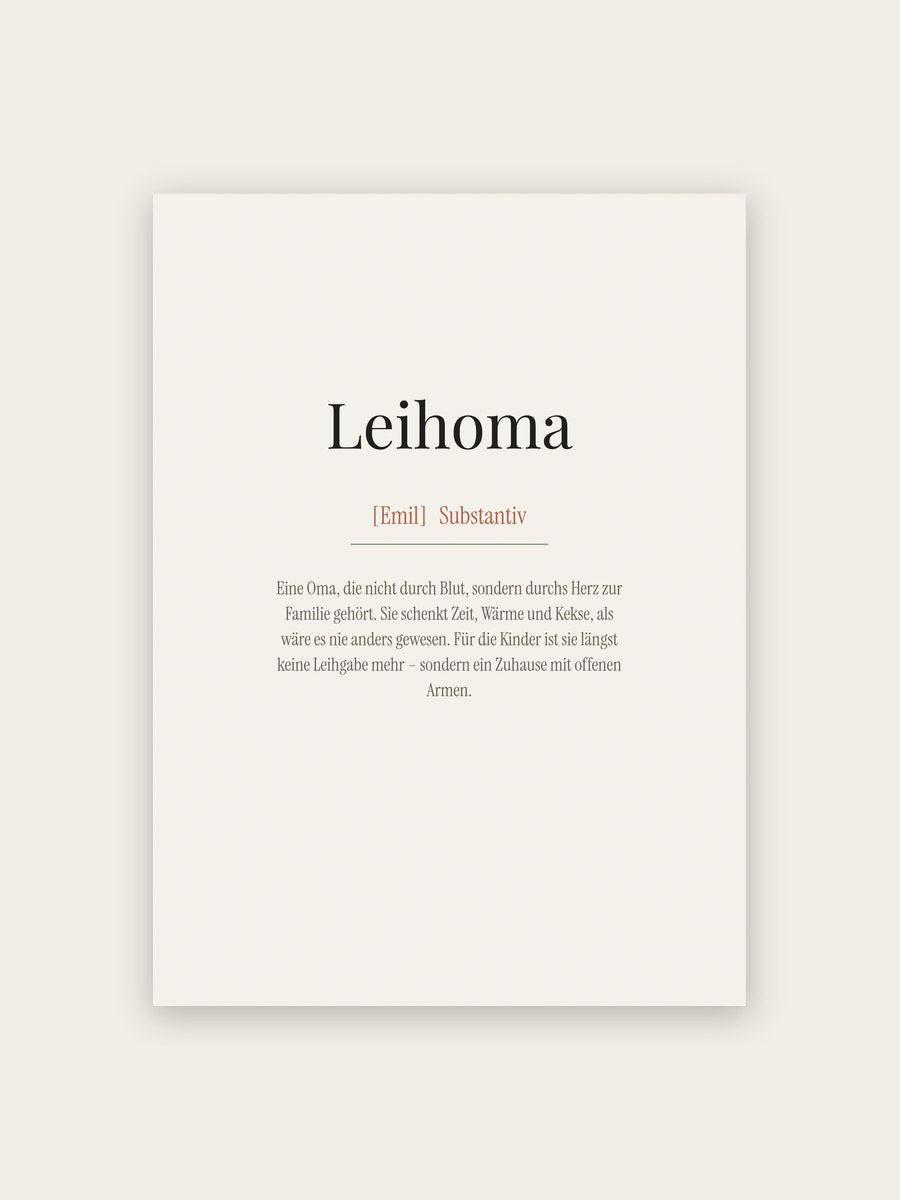 Leihoma (Definition)