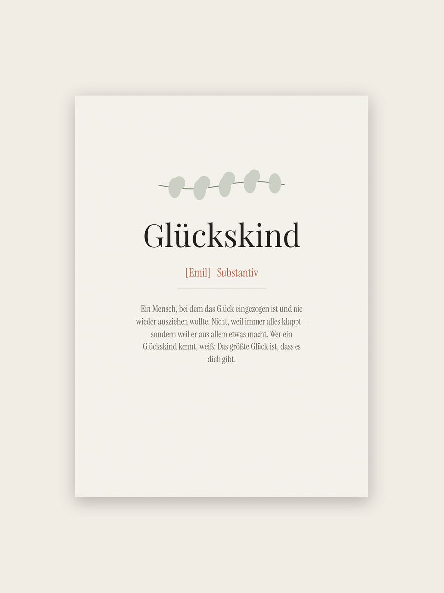 Glückskind (Definition)