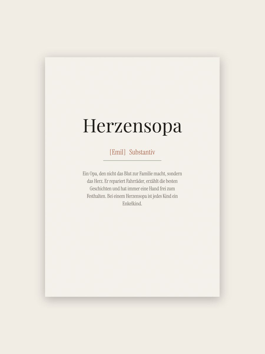 Herzensopa (Definition)