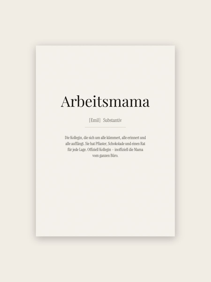 Arbeitsmama (Definition)