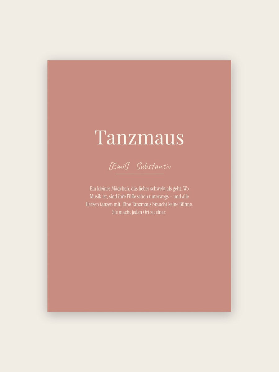 Tanzmaus (Definition)