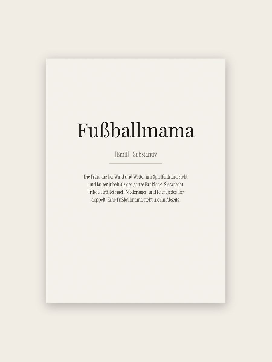 Fußballmama (Definition)