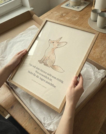 Beispielfoto: Poster Kinderzimmer Fuchs