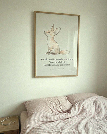 Beispielfoto: Poster Kinderzimmer Fuchs