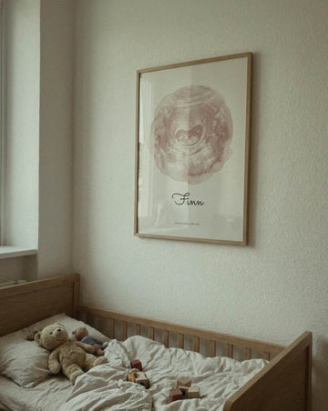 Beispielfoto: Ultraschallbild – Zarter Farbklecks