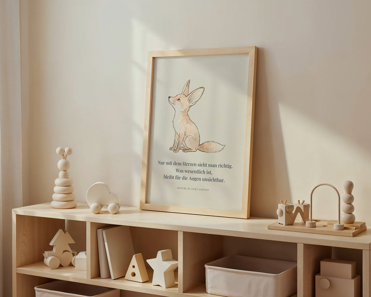 Poster Kinderzimmer Fuchs – Poster im Kinderzimmer