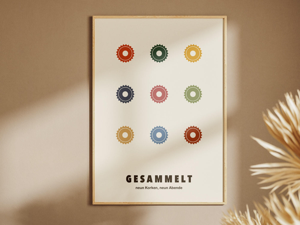Kronkorken Poster – Poster-Motiv