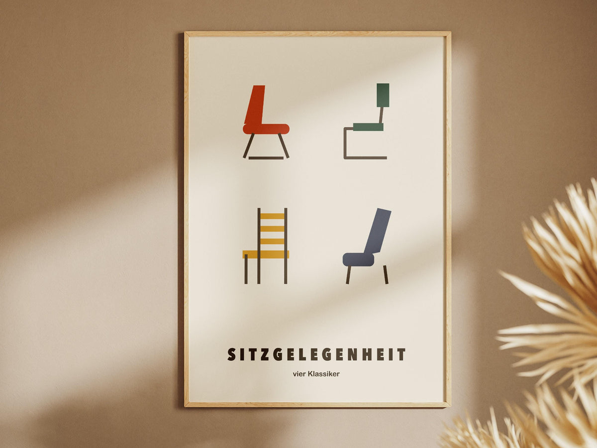 Design Stühle Poster – poster design