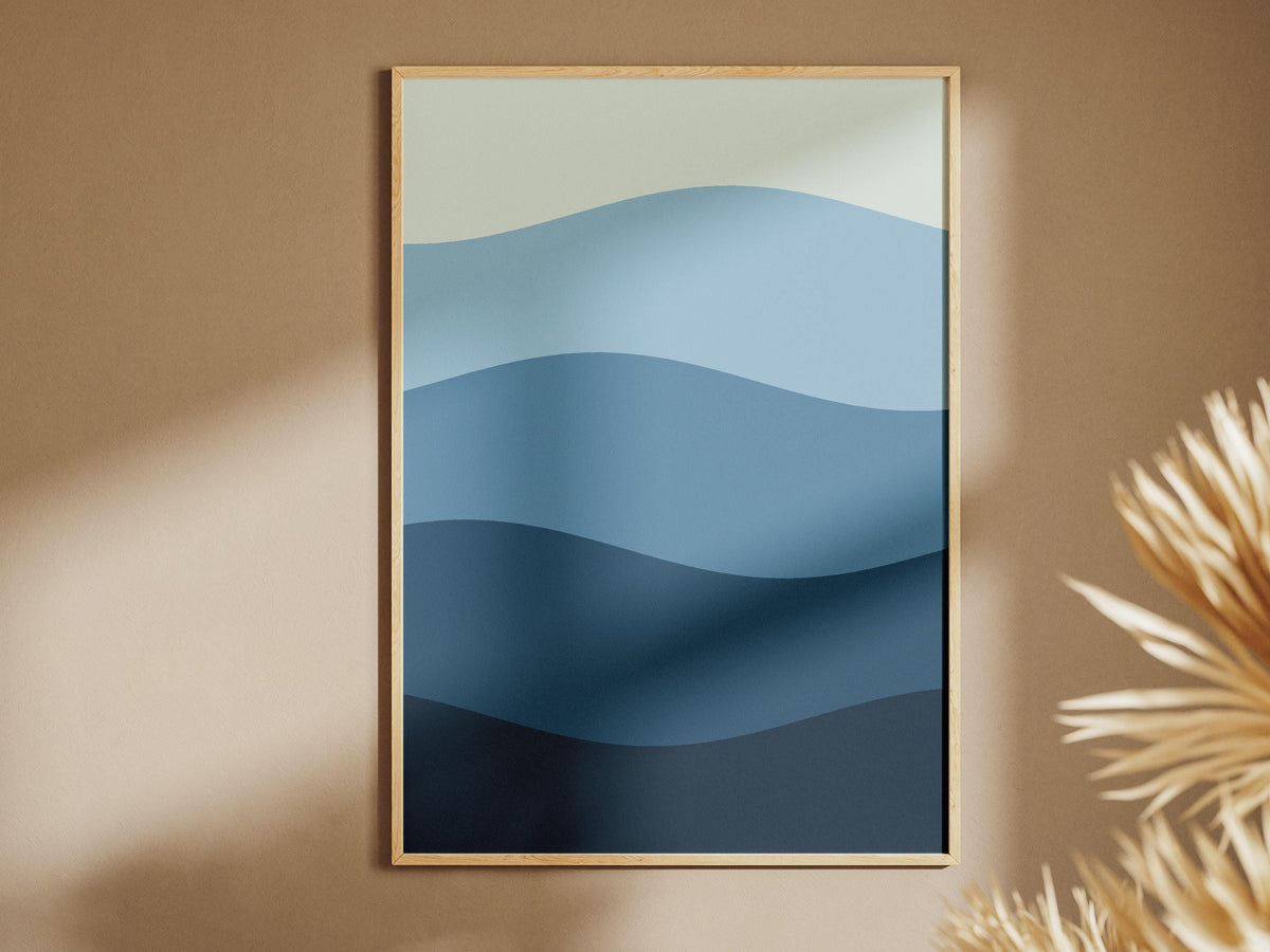 Wellen Poster Meer – poster design
