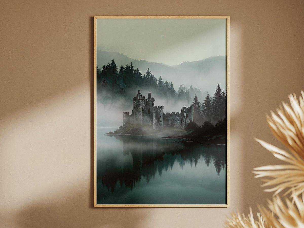 Burgruine Poster Malerisch – Poster-Motiv