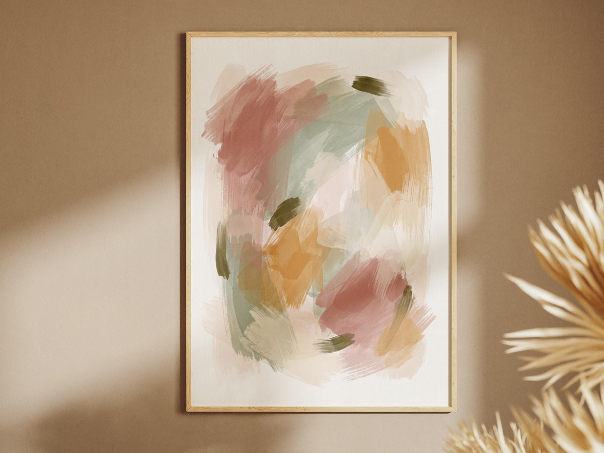 Abstraktes Poster Gemalt – Poster-Motiv