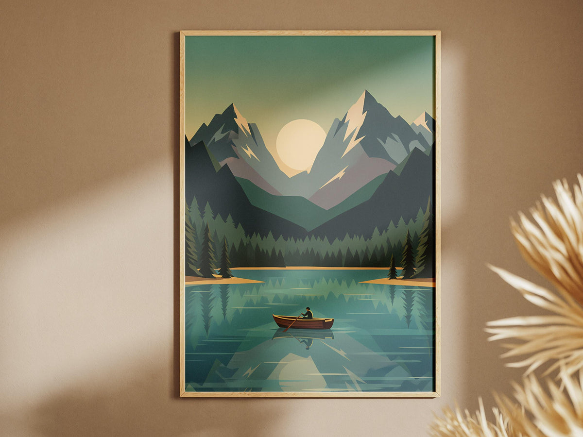 Alpensee Poster – Poster-Motiv
