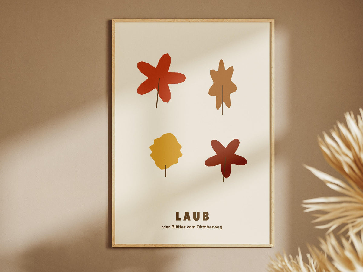 Herbstblätter Poster – poster design