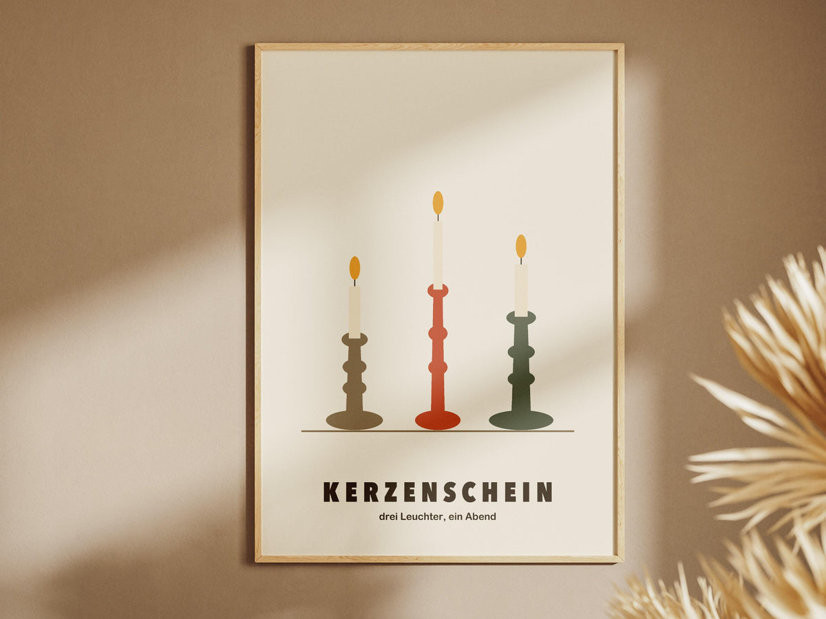 Kerzenständer Poster – poster design
