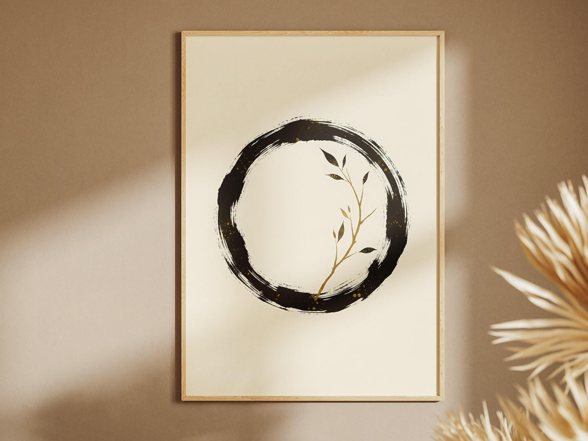 Japandi Ensō Poster – Poster-Motiv