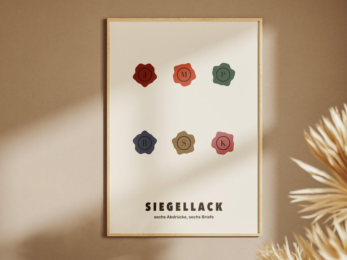 Siegellack Poster – Poster-Motiv