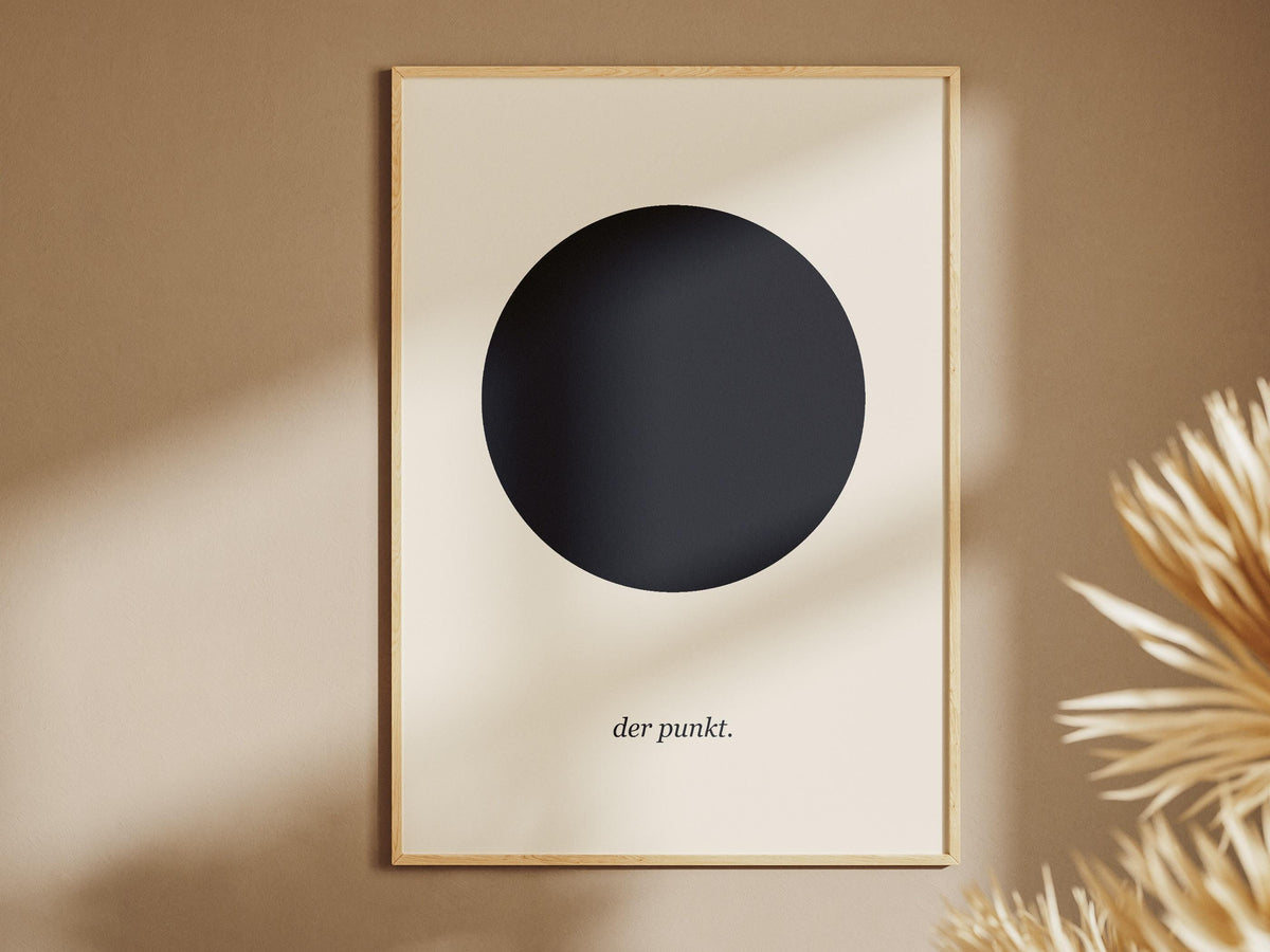 Der Punkt Poster – poster design