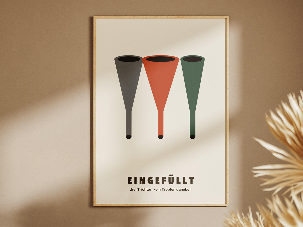 Trichter Poster Küche – Poster-Motiv