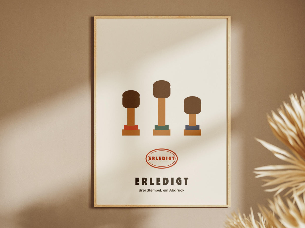 Stempel Poster Büro – poster design