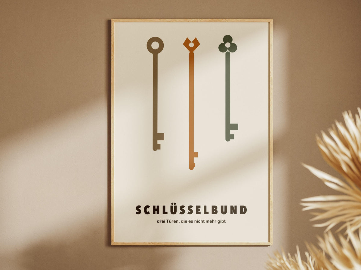 Schlüssel Poster Vintage – poster design