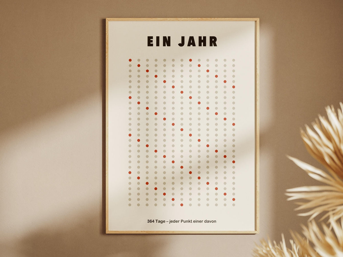 Ein Jahr Poster Punkte – Poster-Motiv