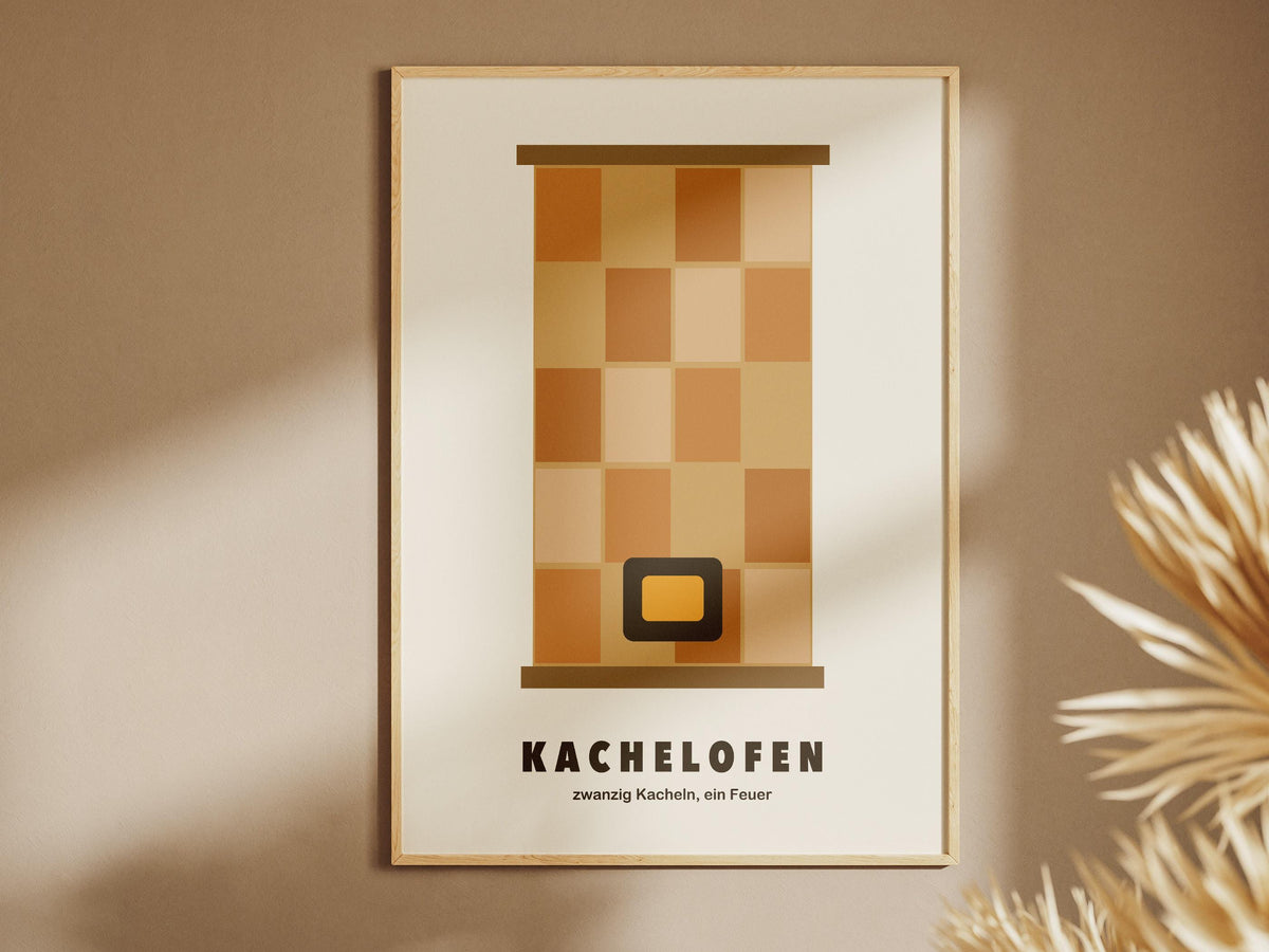 Kachelofen Poster – Poster-Motiv