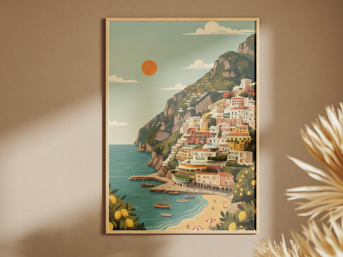 Zitronen Küste Poster – Poster-Motiv