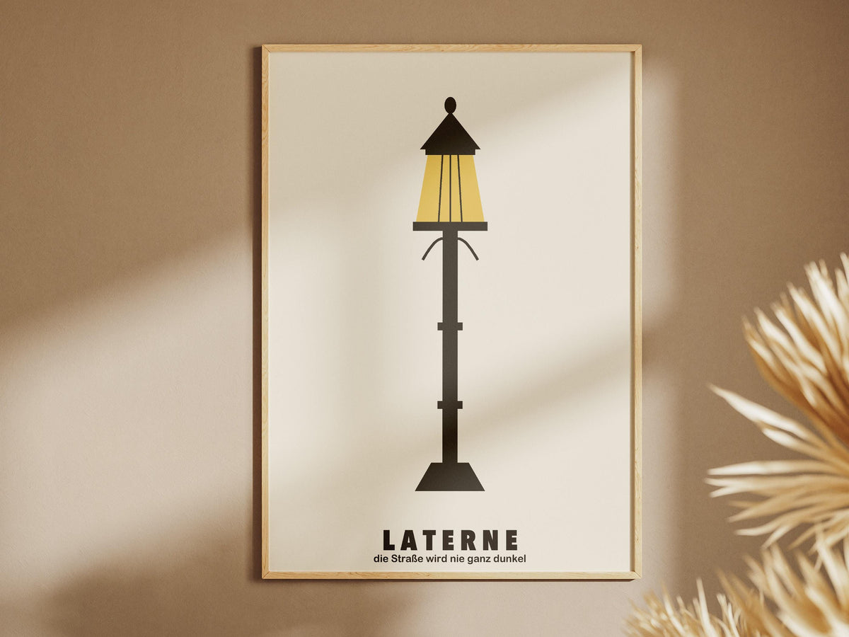 Straßenlaterne Poster – poster design
