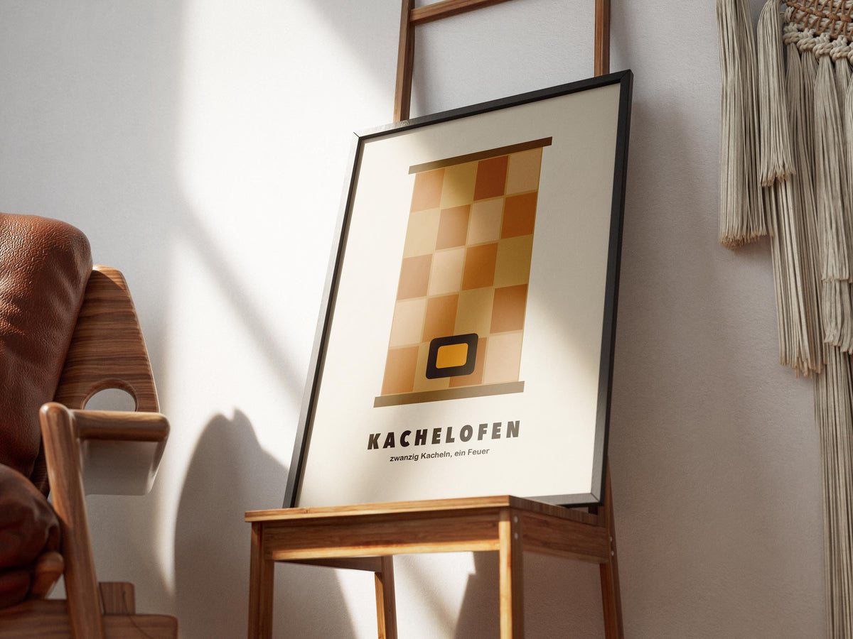 Kachelofen Poster – Poster-Motiv
