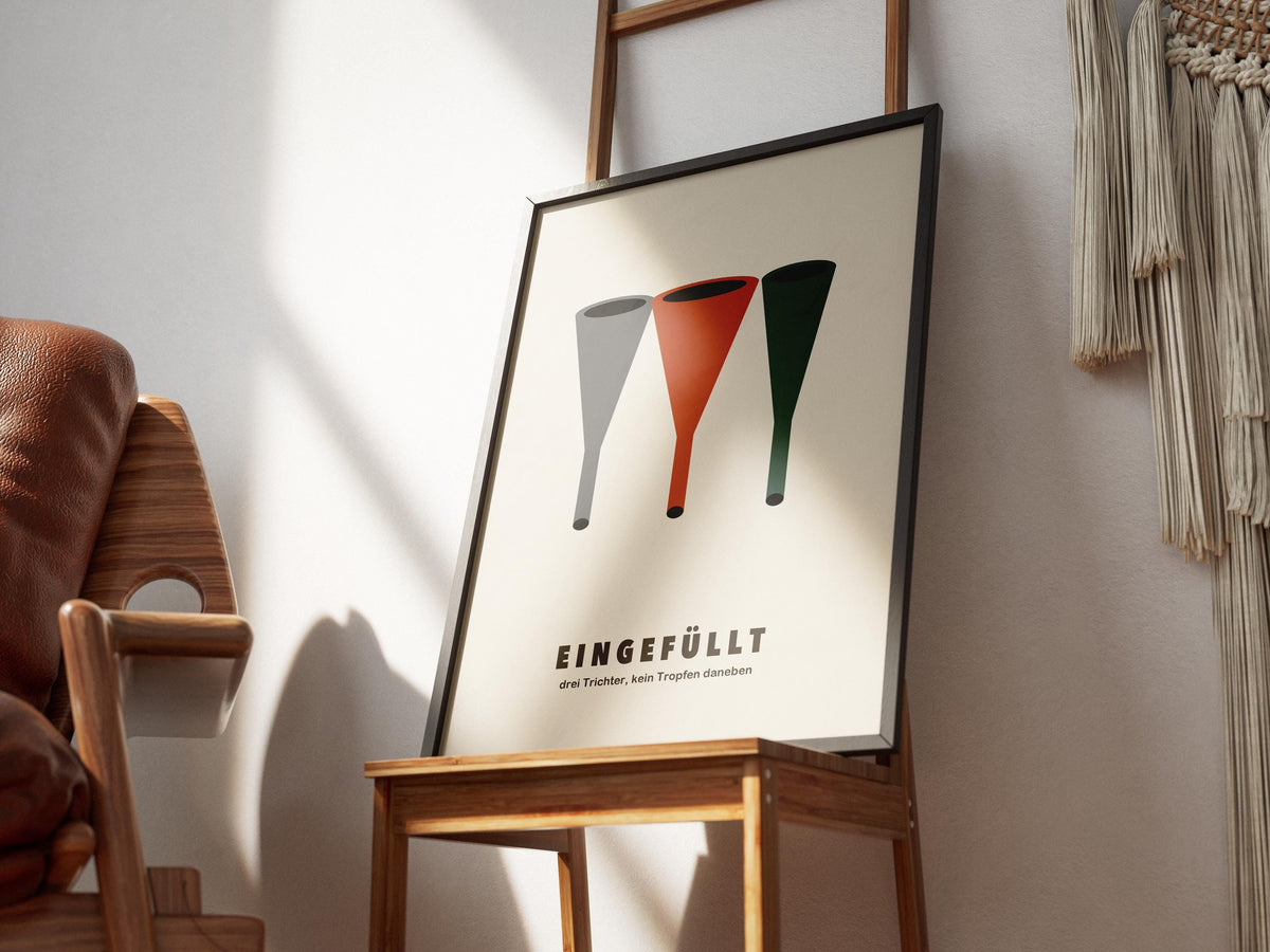 Trichter Poster Küche – Poster-Motiv