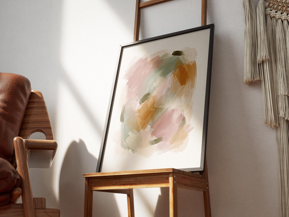 Abstraktes Poster Gemalt – Poster-Motiv