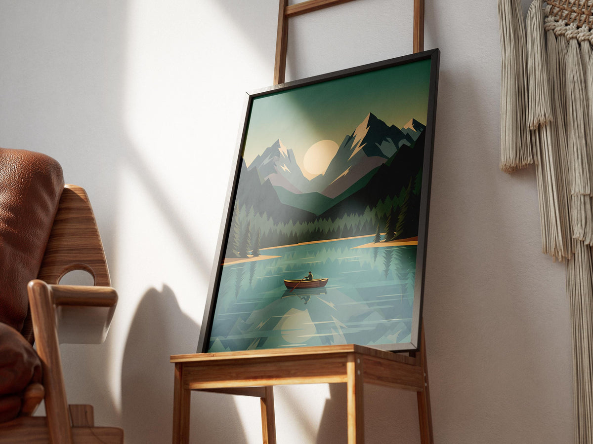 Alpensee Poster – Poster-Motiv