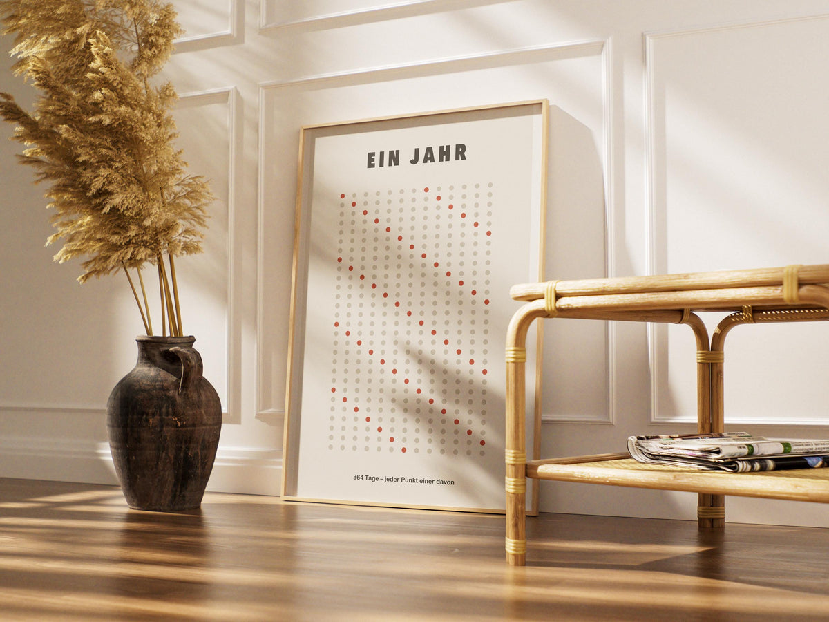 Ein Jahr Poster Punkte – Poster-Motiv