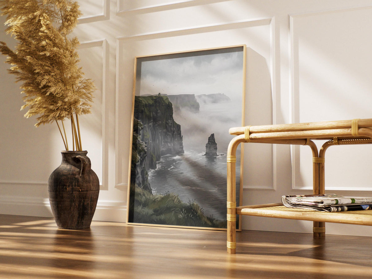 Klippen im Nebel Poster – Poster-Motiv