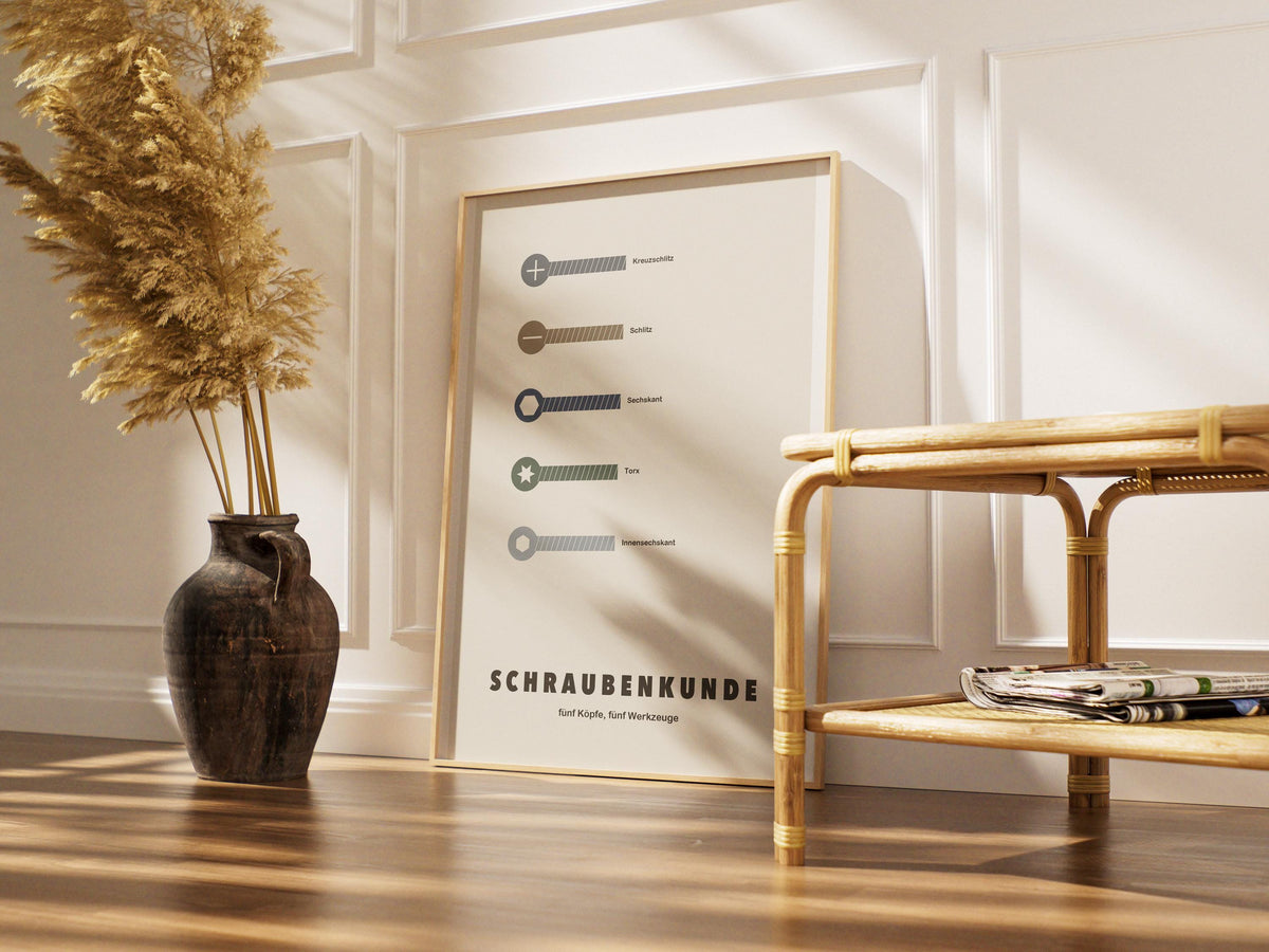 Schrauben Poster Werkstatt – poster design