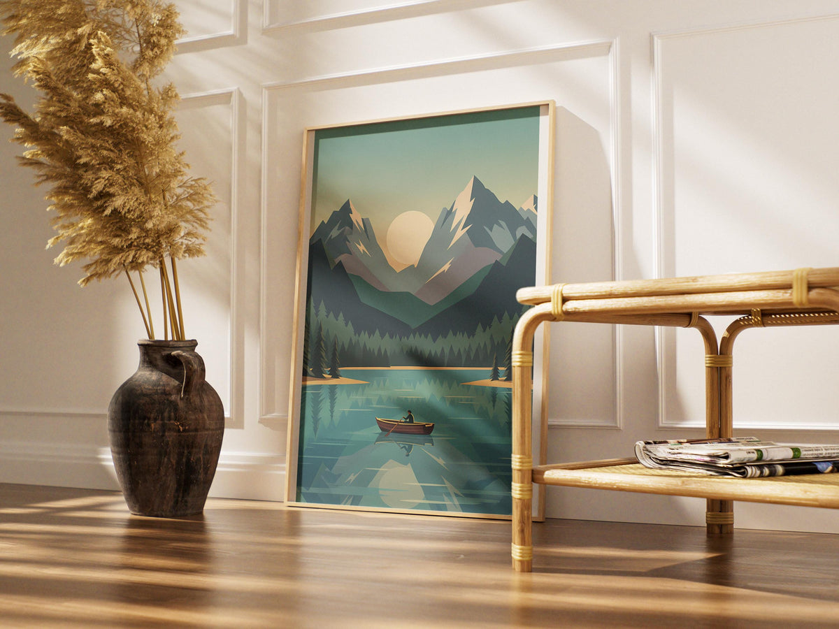 Alpensee Poster – Poster-Motiv