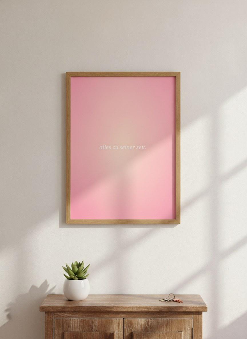 Alles zu seiner Zeit Poster Aura – Poster-Motiv