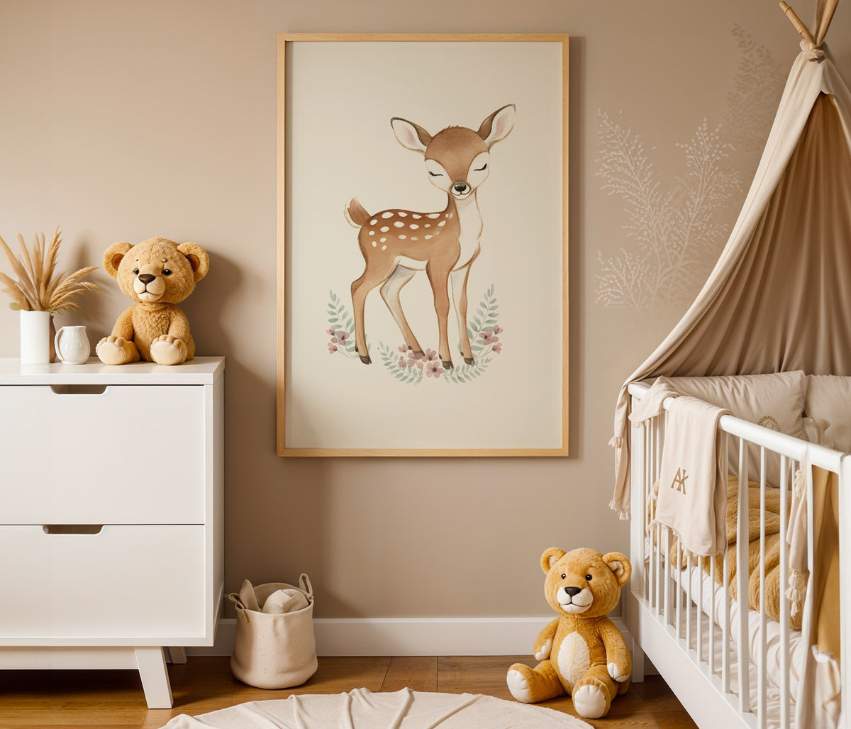 Kleines Reh – Poster im Kinderzimmer