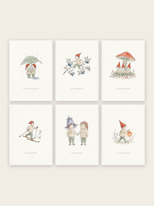 Elsa Beskow – Wichtel 6er-Set