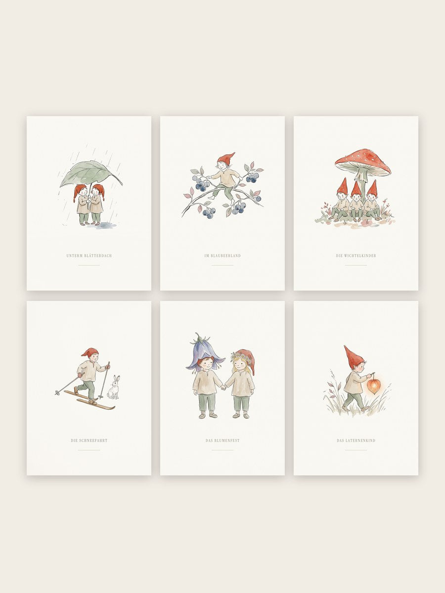 Elsa Beskow – Wichtel 6er-Set