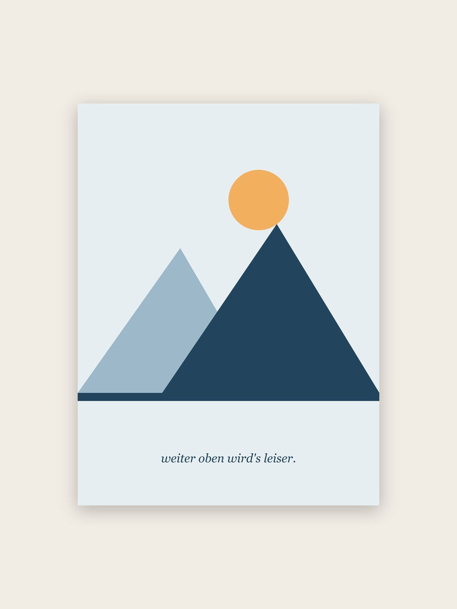 Berge Poster – Poster-Motiv