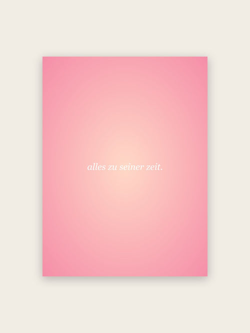 Alles zu seiner Zeit Poster Aura